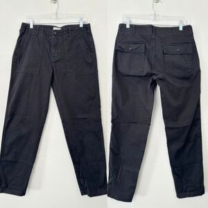 KOTN Fatigue Cargo Pants 100% Cotton Black Utility Minimalist Street Women's 30
